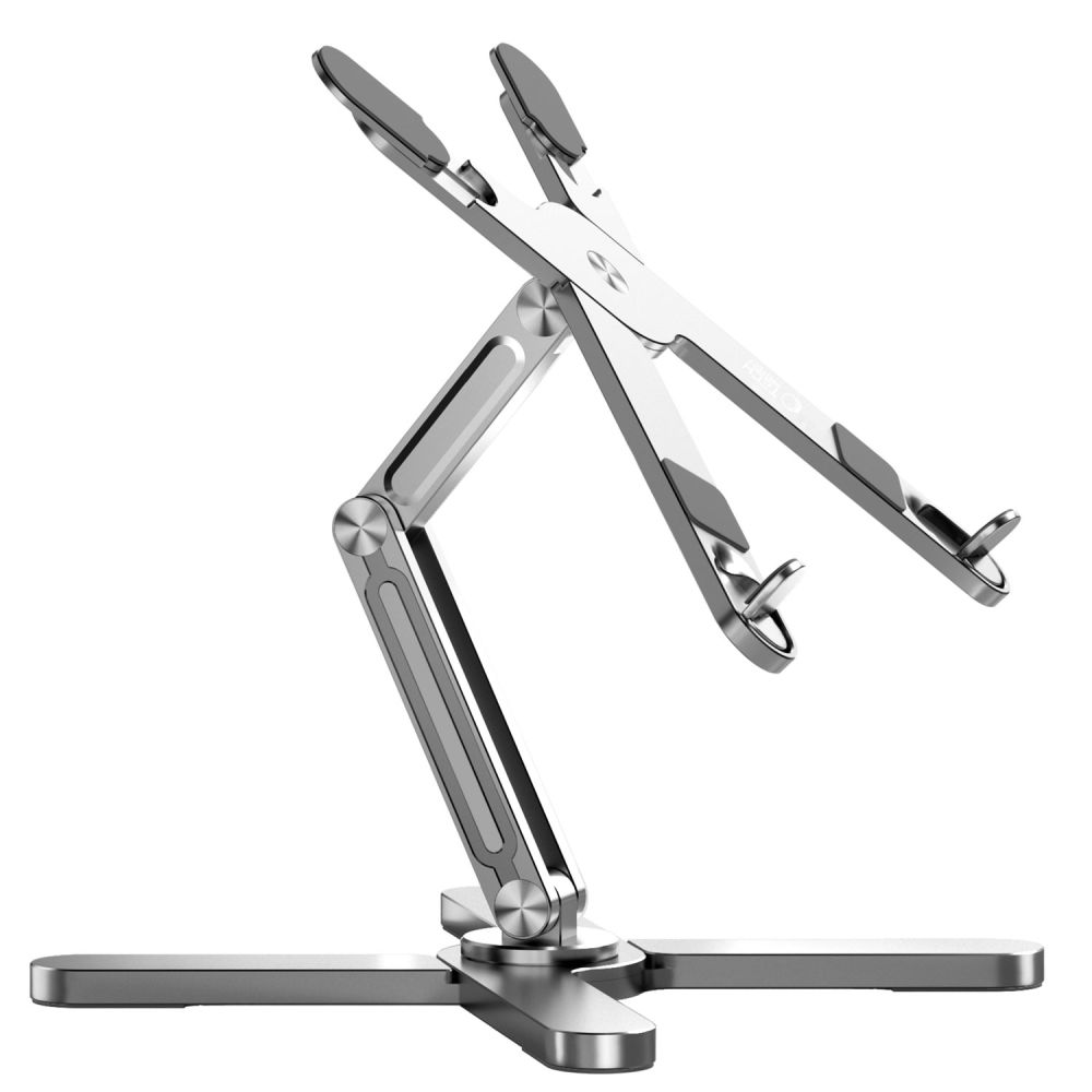 Tech-Protect Tech-Protect Laptop Stativ Justerbart Universal Silver