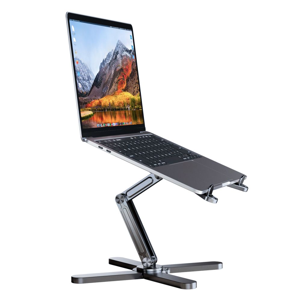 Tech-Protect Tech-Protect Laptop Stativ Justerbart Universal Silver