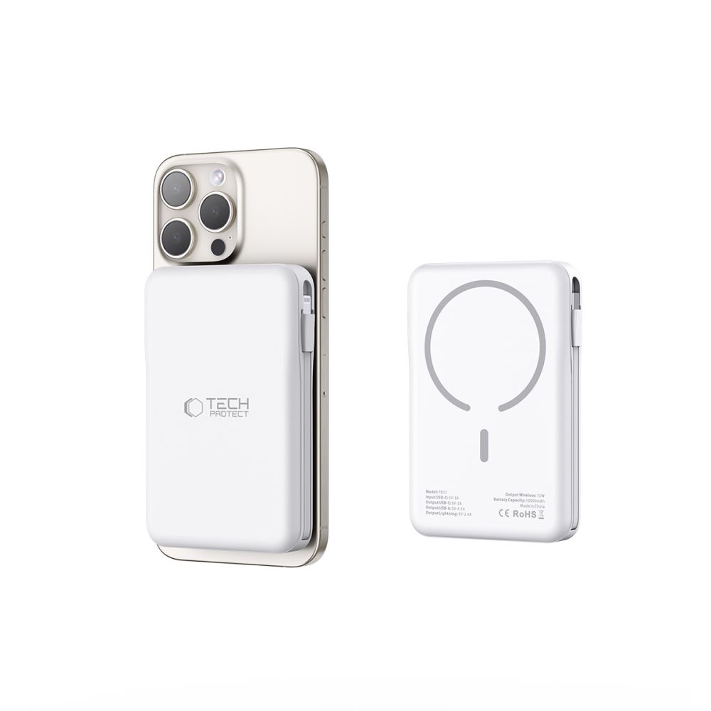 Tech-Protect Tech-Protect 10000 mAh MagSafe Powerbank LifeMag Vit