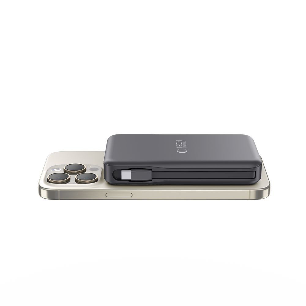 Tech-Protect Tech-Protect 10000 mAh MagSafe Powerbank LifeMag Svart