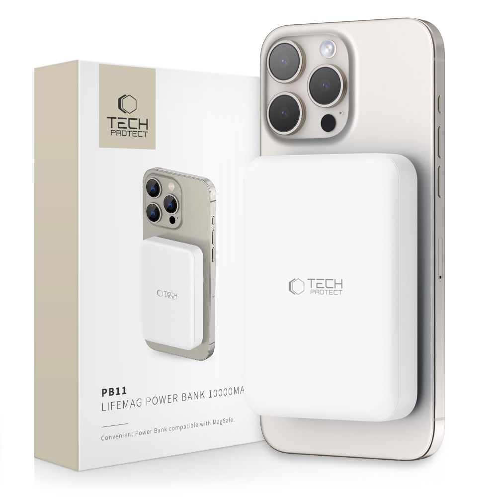 Tech-Protect Tech-Protect 10000 mAh MagSafe Powerbank LifeMag Vit