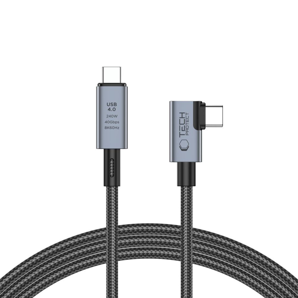 Tech-Protect Tech-Protect 1.5 m 240W PD 8K USB-C/USB-C Kabel UltraBoost Grå