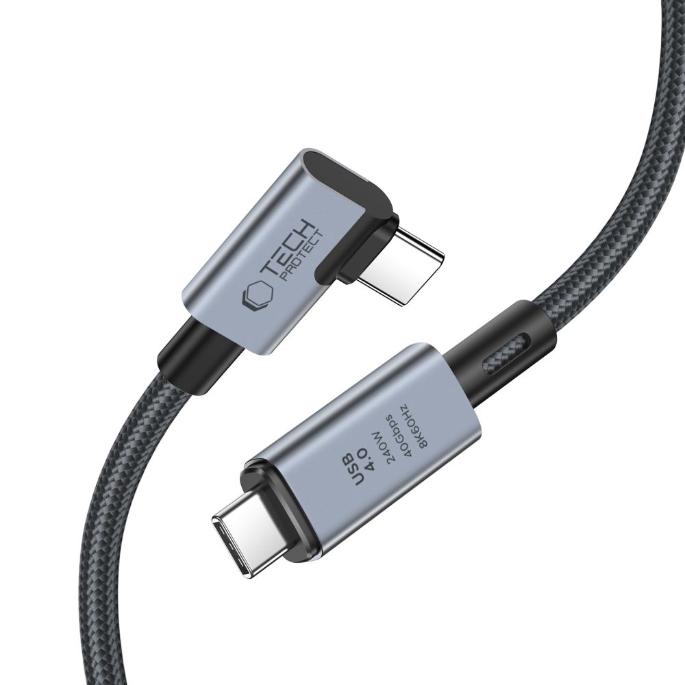 Tech-Protect Tech-Protect 1.5 m 240W PD 8K USB-C/USB-C Kabel UltraBoost Grå
