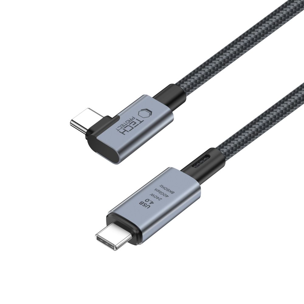 Tech-Protect Tech-Protect 1.5 m 240W PD 8K USB-C/USB-C Kabel UltraBoost Grå