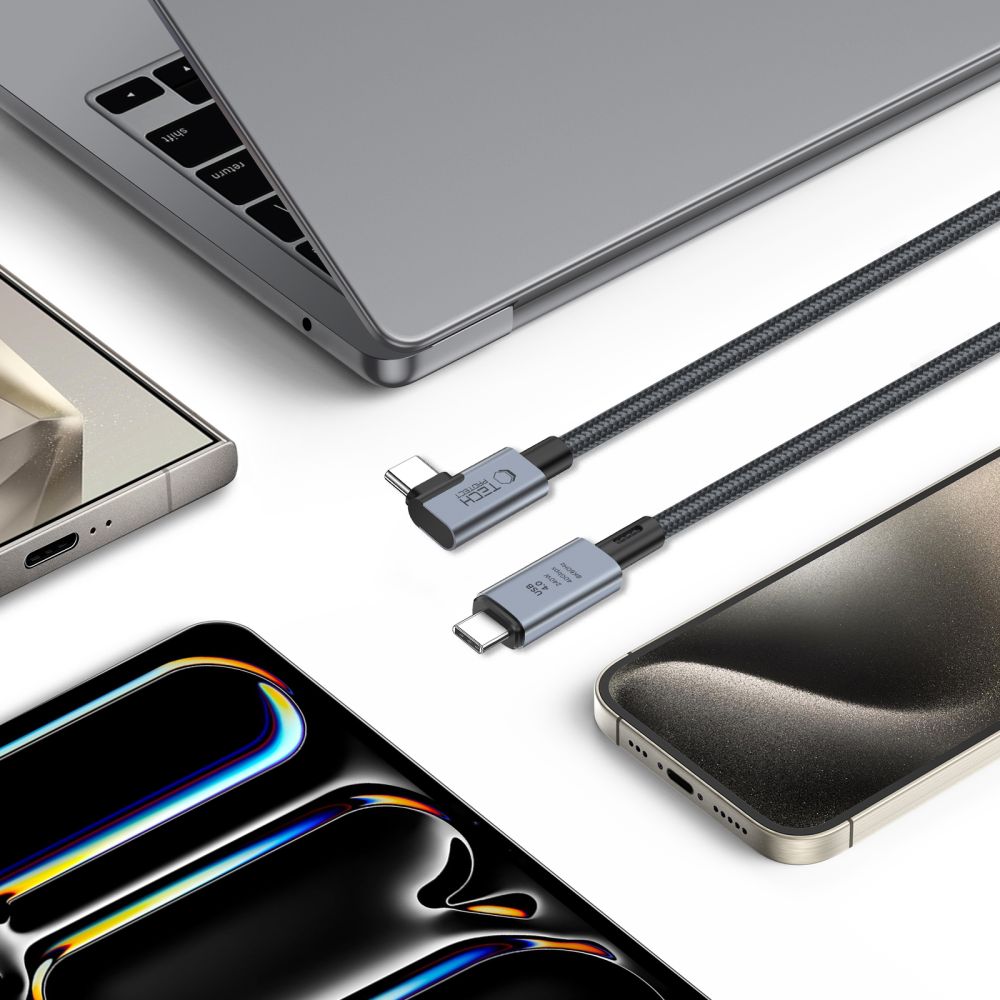 Tech-Protect Tech-Protect 1.5 m 240W PD 8K USB-C/USB-C Kabel UltraBoost Grå