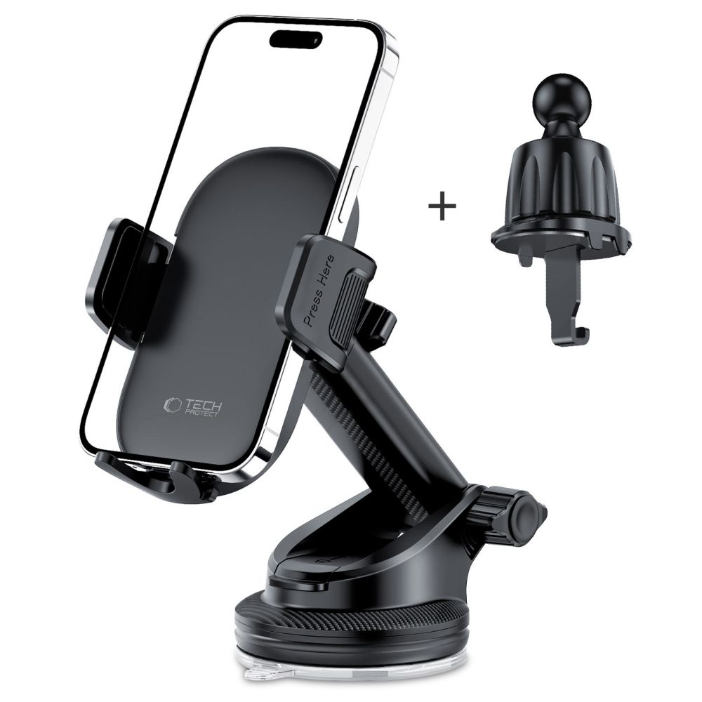 Tech-Protect Tech-Protect Mobilhållare För Instrumentbräda/Ventil Universal Svart