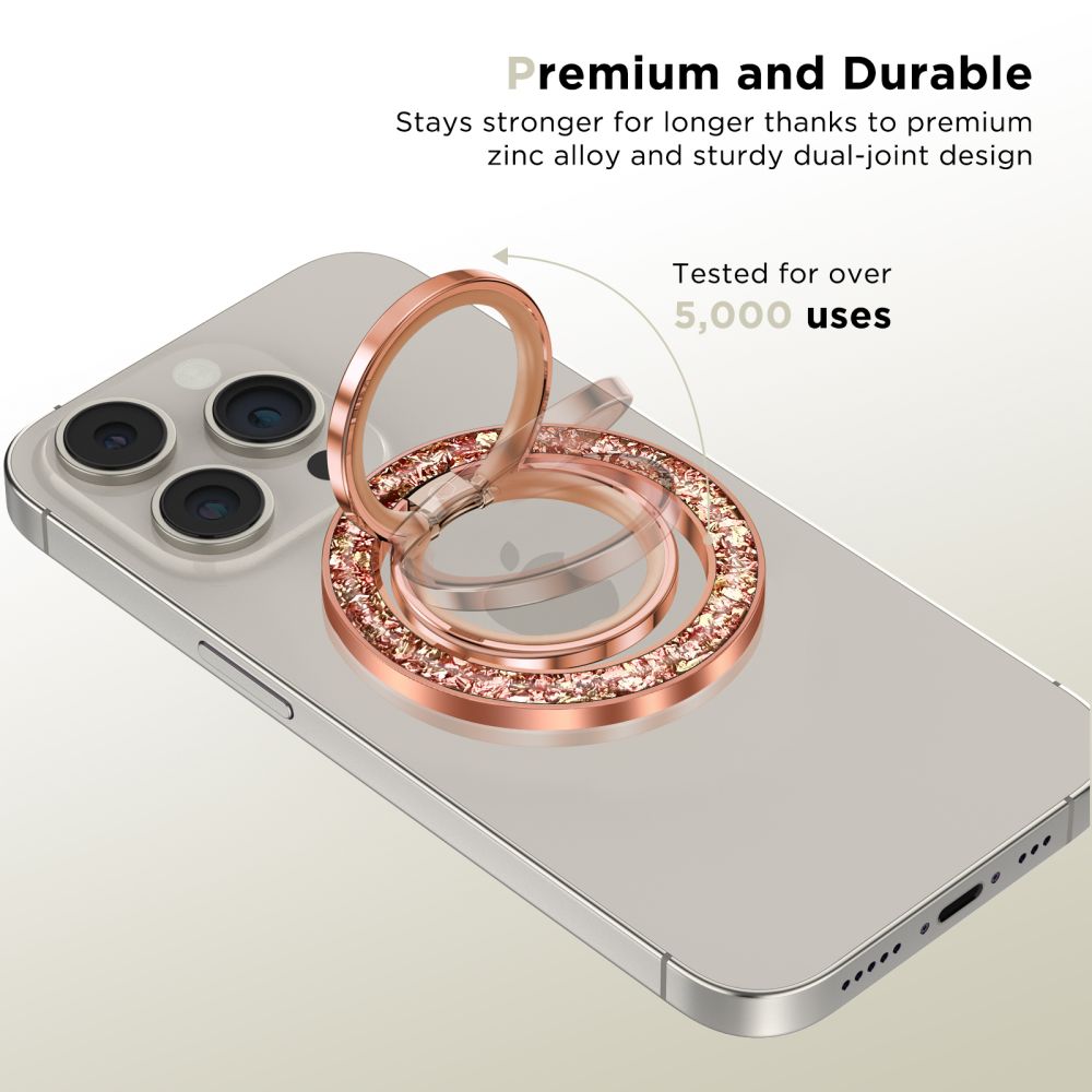 Tech-Protect Tech-Protect Magnetisk MagSafe Ringhållare Roséguld