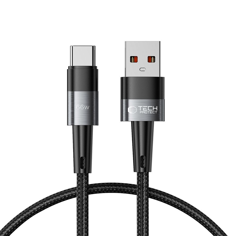 Tech-Protect Tech-Protect 0.5 m 66W/6A USB-C Kabel UltraBoost Grå