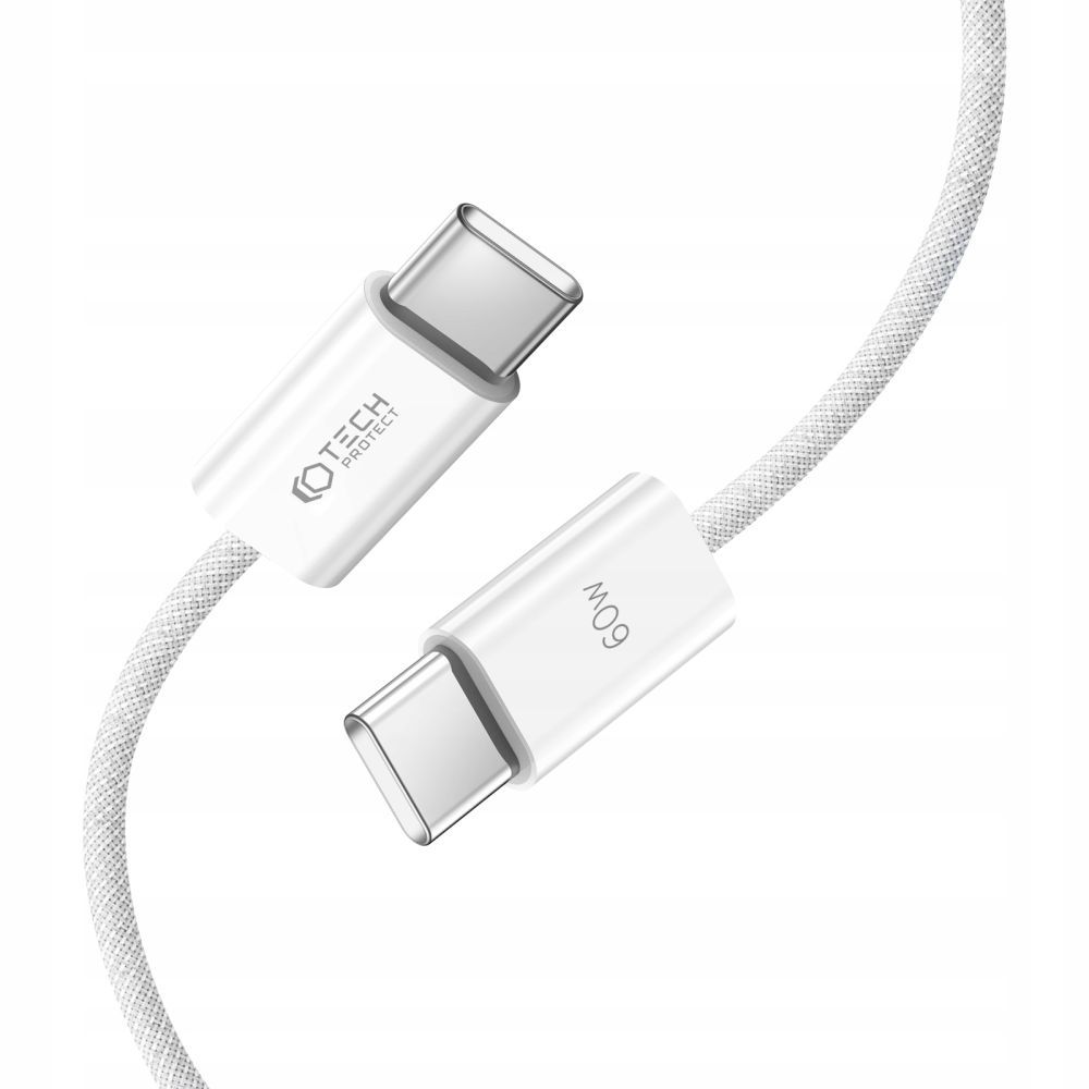 Tech-Protect Tech-Protect 1 m 60W/3A PD USB-C - USB-C Kabel UltraBoost Vit
