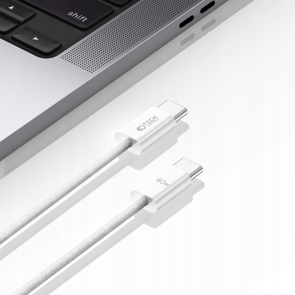 Tech-Protect Tech-Protect 1 m 60W/3A PD USB-C - USB-C Kabel UltraBoost Vit