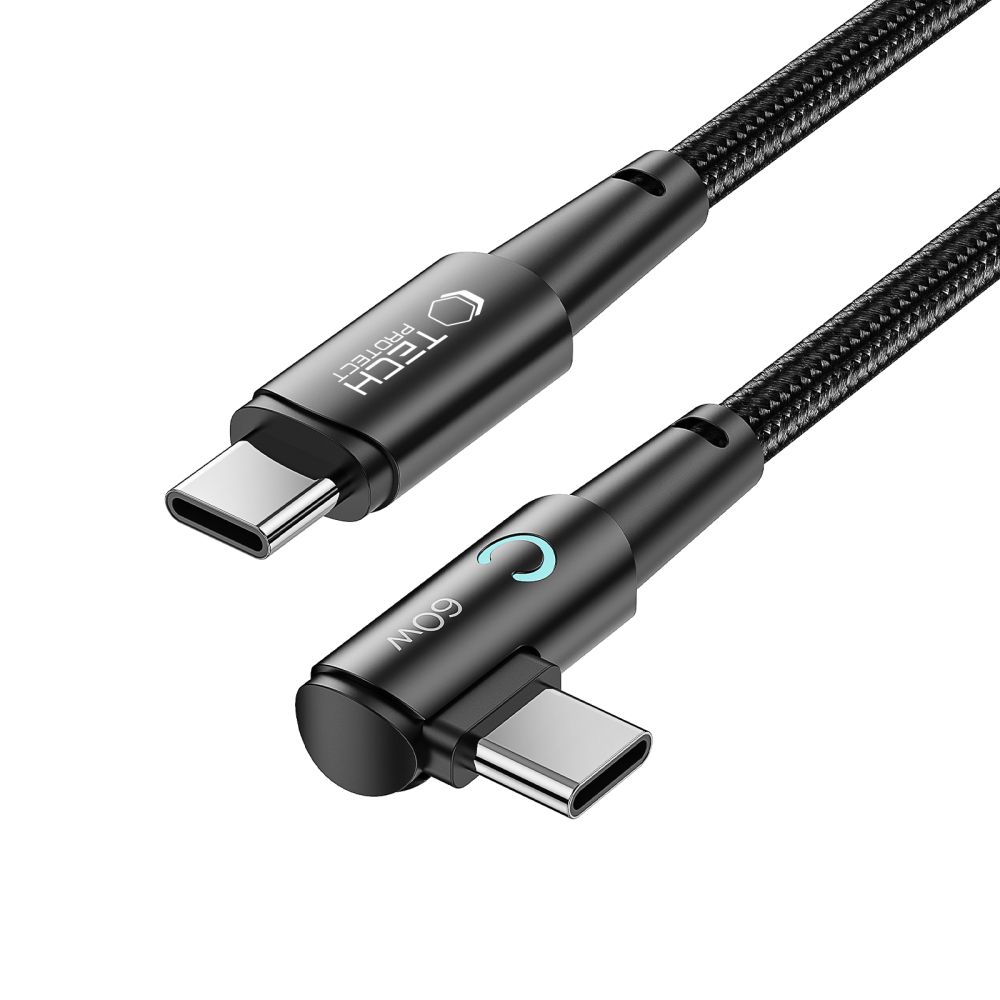 Tech-Protect Tech-Protect 1 m 60W/6A USB-C - USB-C Kabel UltraBoost Grå