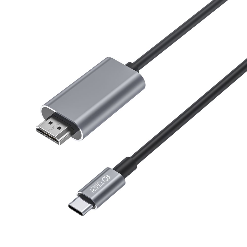 Tech-Protect Tech-Protect 2 m 4K 60Hz USB-C - HDMI Kabel UltraBoost Svart