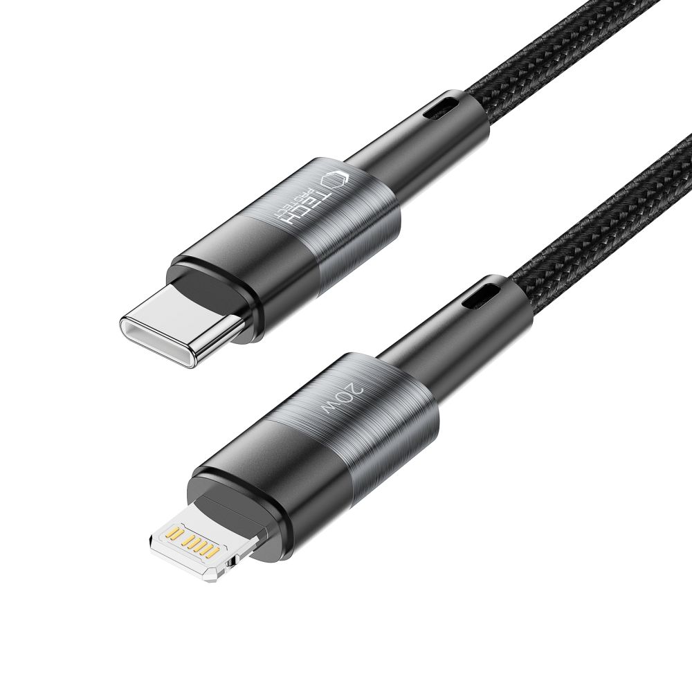 Tech-Protect Tech-Protect 2 m 20W/3A PD Lightning - USB-C Kabel UltraBoost Grå