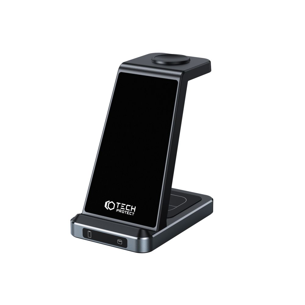 Tech-Protect Tech-Protect 15W Qi Trådlös 3in1 Laddare Svart
