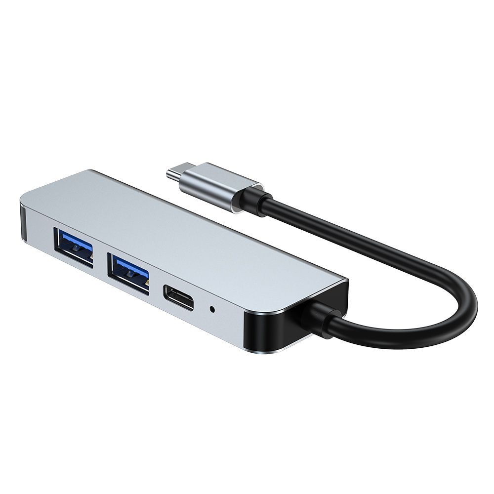Tech-Protect Tech-Protect 4in1 USB-C Hub USB-A / HDMI / USB-C Grå