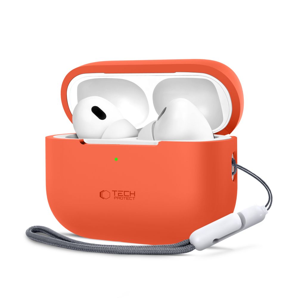 Tech-Protect Tech-Protect AirPods Pro 1/2 Skal Silikon Neon Orange