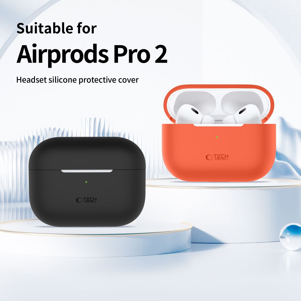 Tech-Protect Tech-Protect AirPods Pro 1/2 Skal Silikon Dusty Pink