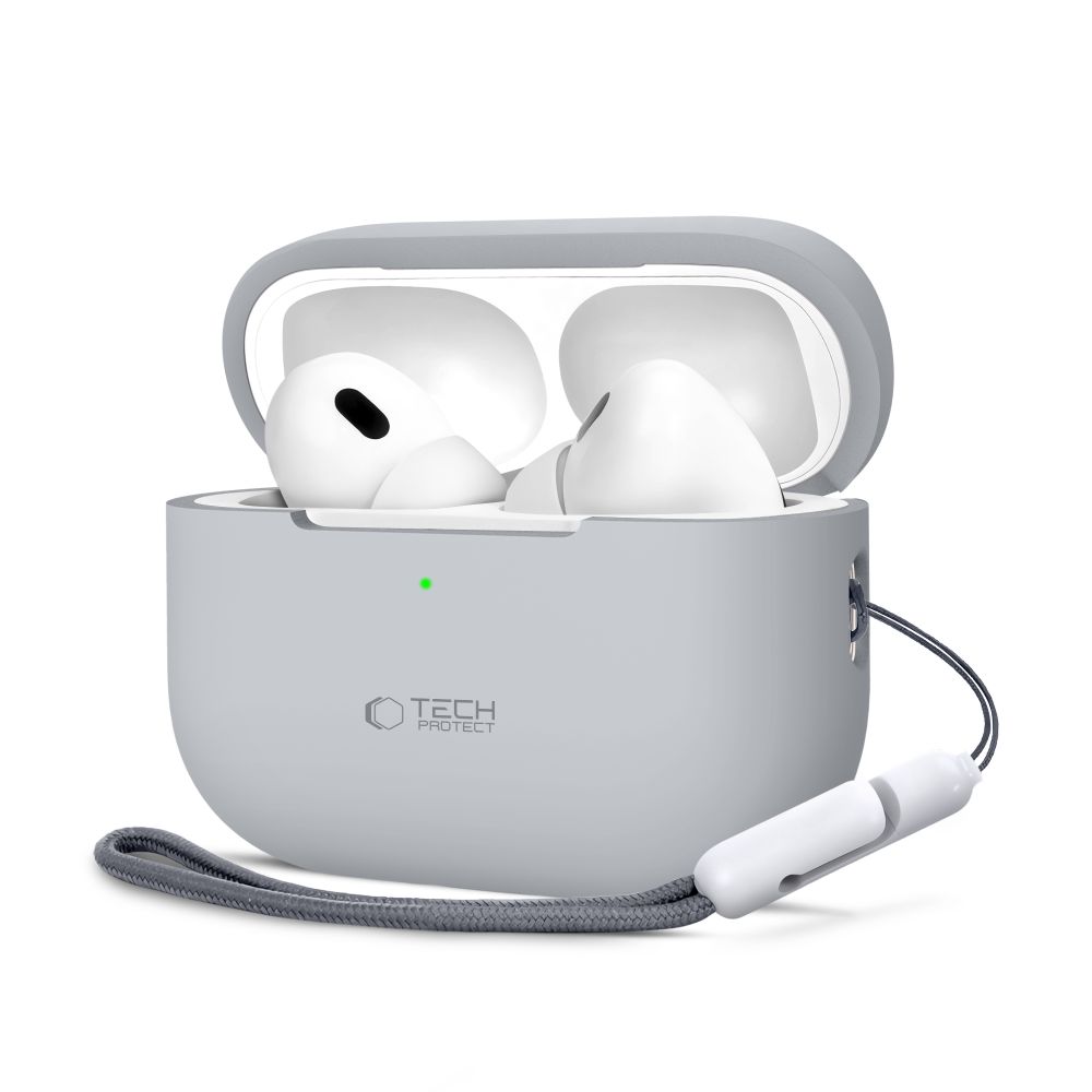 Tech-Protect Tech-Protect AirPods Pro 1/2 Skal Silikon Crayon Grey