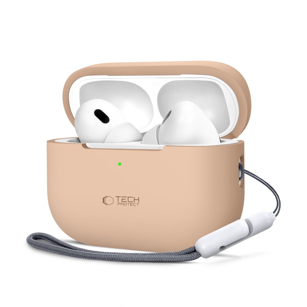 Tech-Protect Tech-Protect AirPods Pro 1/2 Skal Silikon Caffe Latte