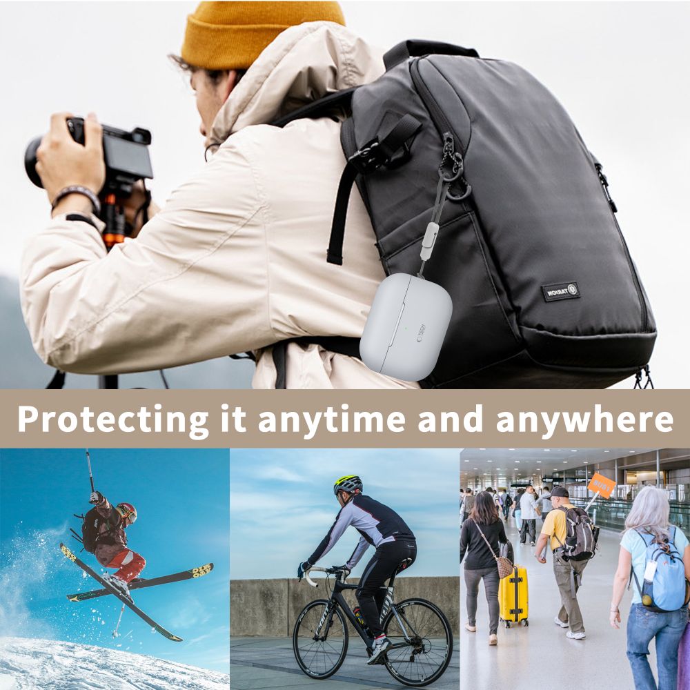 Tech-Protect Tech-Protect AirPods Pro 1/2 Skal Silikon Caffe Latte