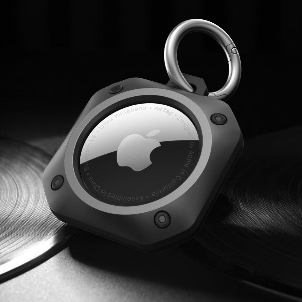 Tech-Protect Tech-Protect Apple AirTag Hållare Rough Pro Svart
