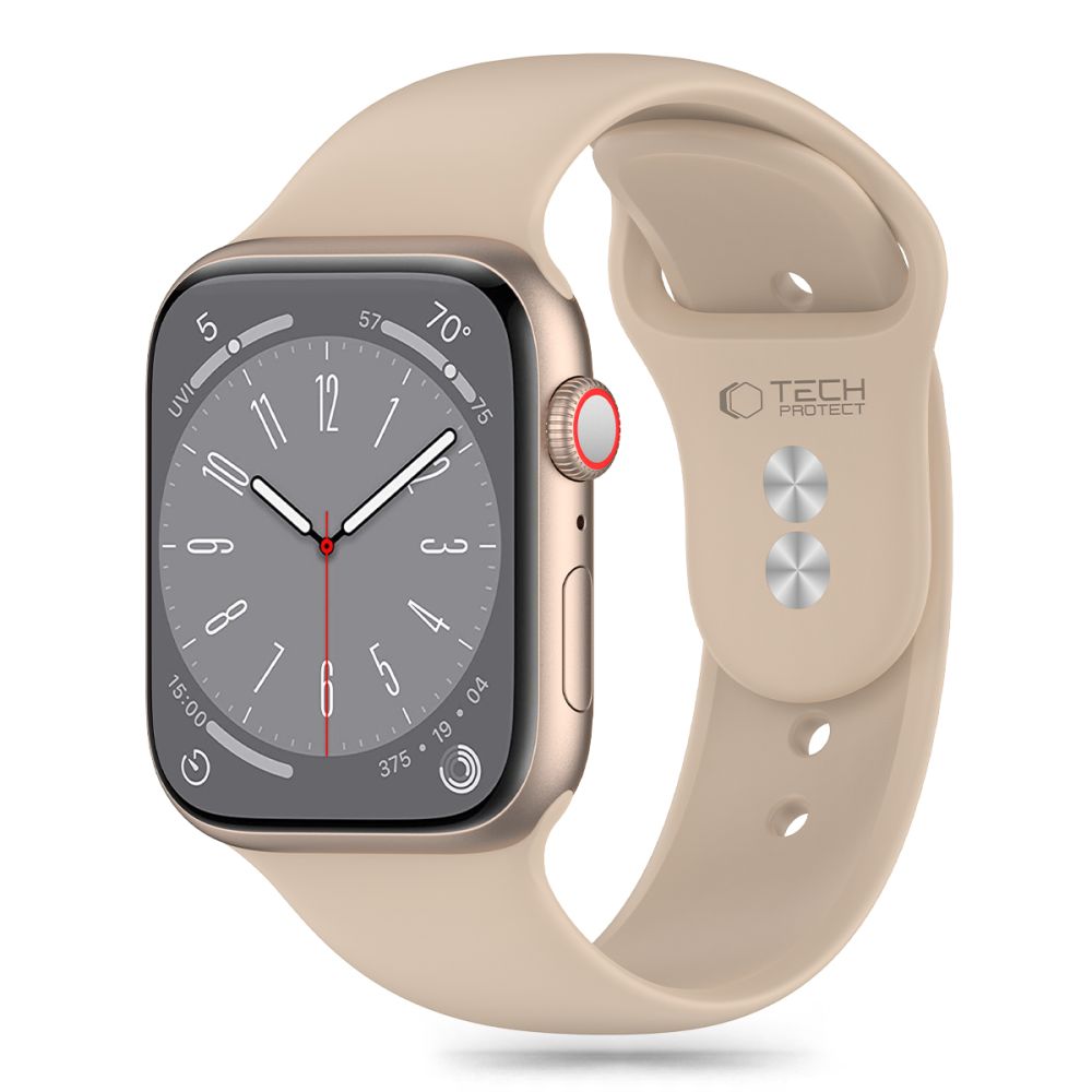 Tech-Protect Tech-Protect Apple Watch 38/40/41/42 mm Armband Silikon Walnut