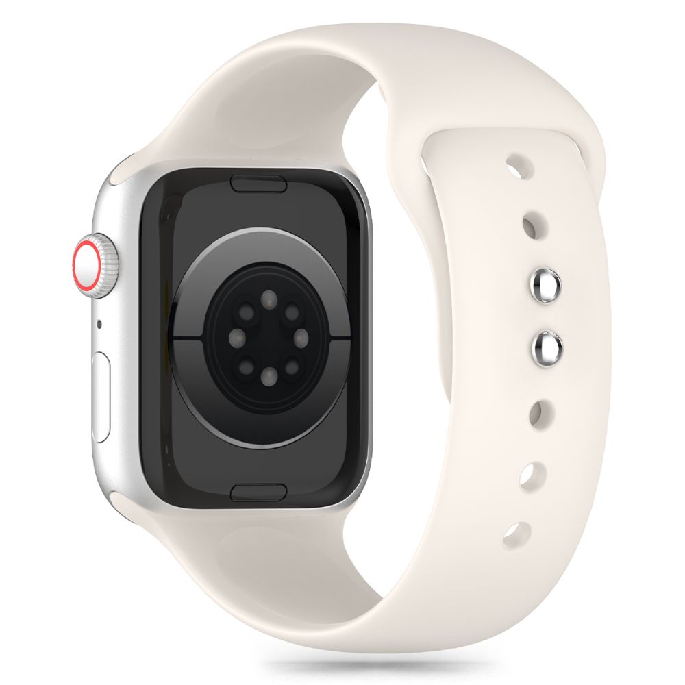 Tech-Protect Tech-Protect Apple Watch 38/40/41/42 mm Armband Silikon Starlight