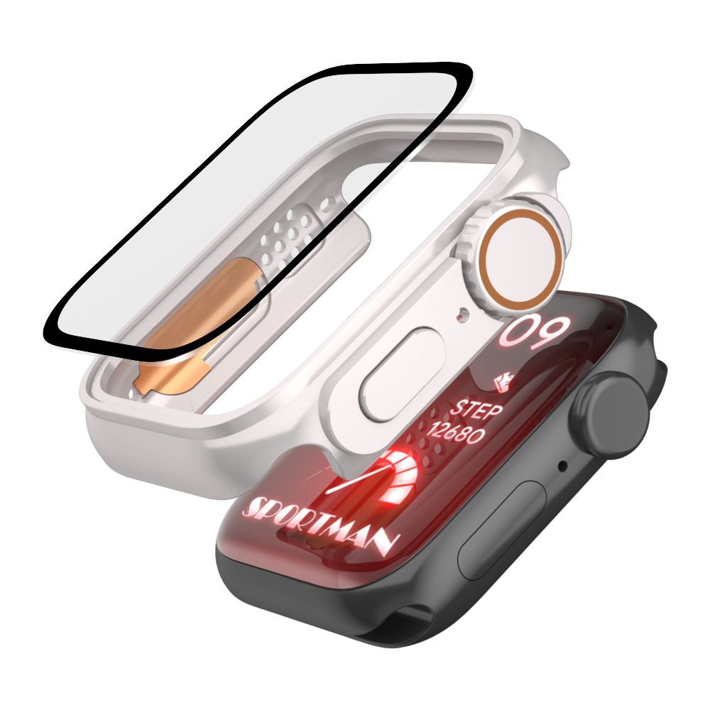 Tech-Protect Tech-Protect Appe Watch 44 mm Skal Defense360 Titanium