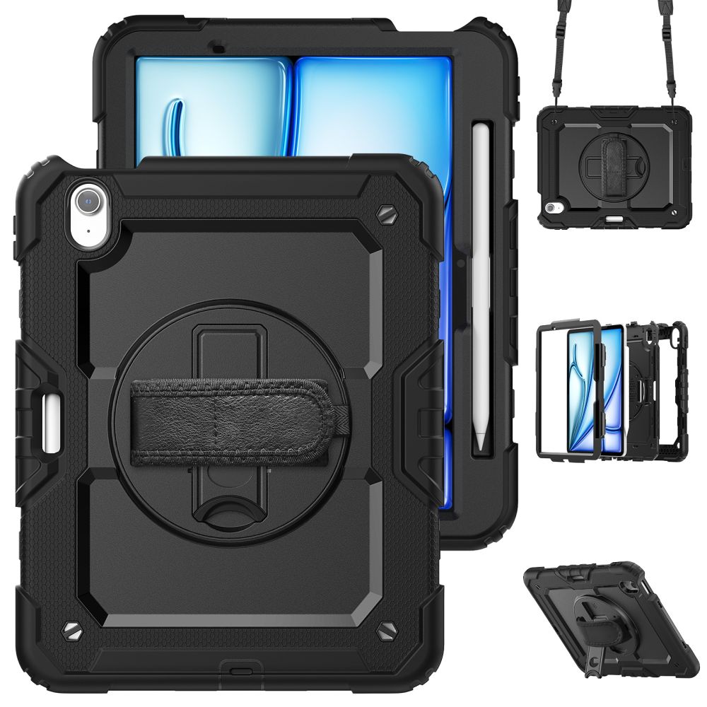 Tech-Protect Tech-Protect iPad Air 11 2026-2024 Fodral Solid360 Svart