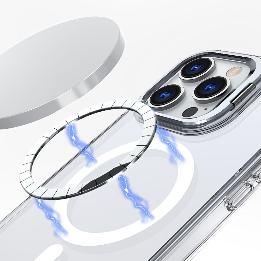 Tech-Protect Tech-Protect iPhone 16 Skal MagSafe MagStand Clear
