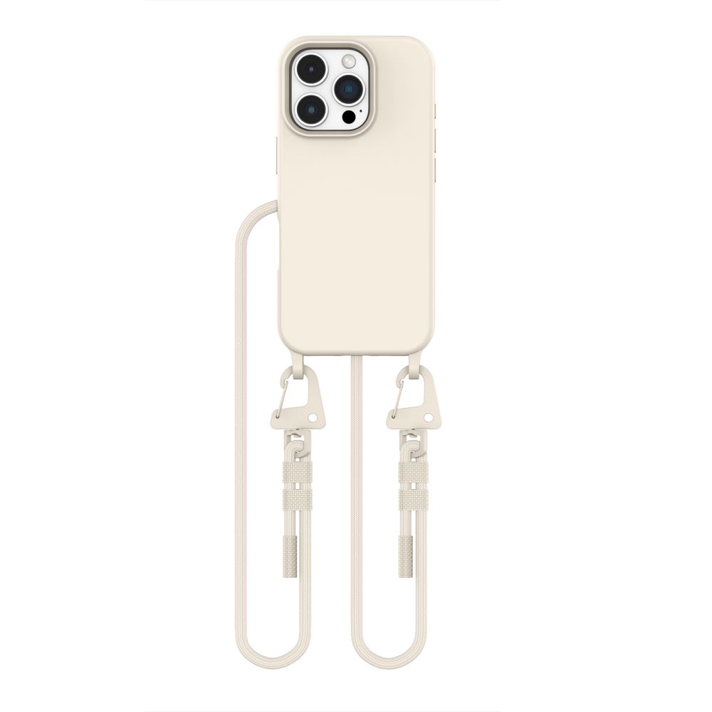 Tech-Protect Tech-Protect iPhone 16 Pro Max Skal MagSafe MagNecklace Latte