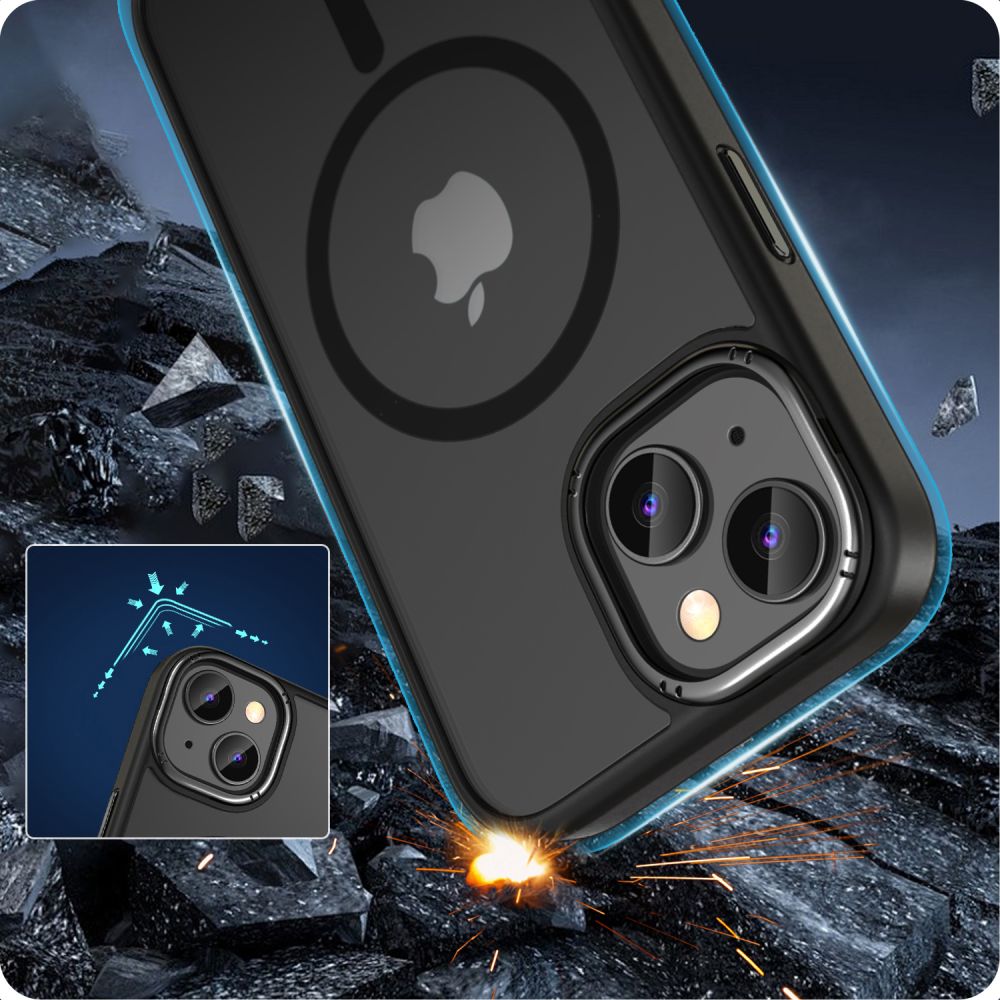 Tech-Protect Tech-Protect iPhone 15 Skal MagSafe MagMat Svart