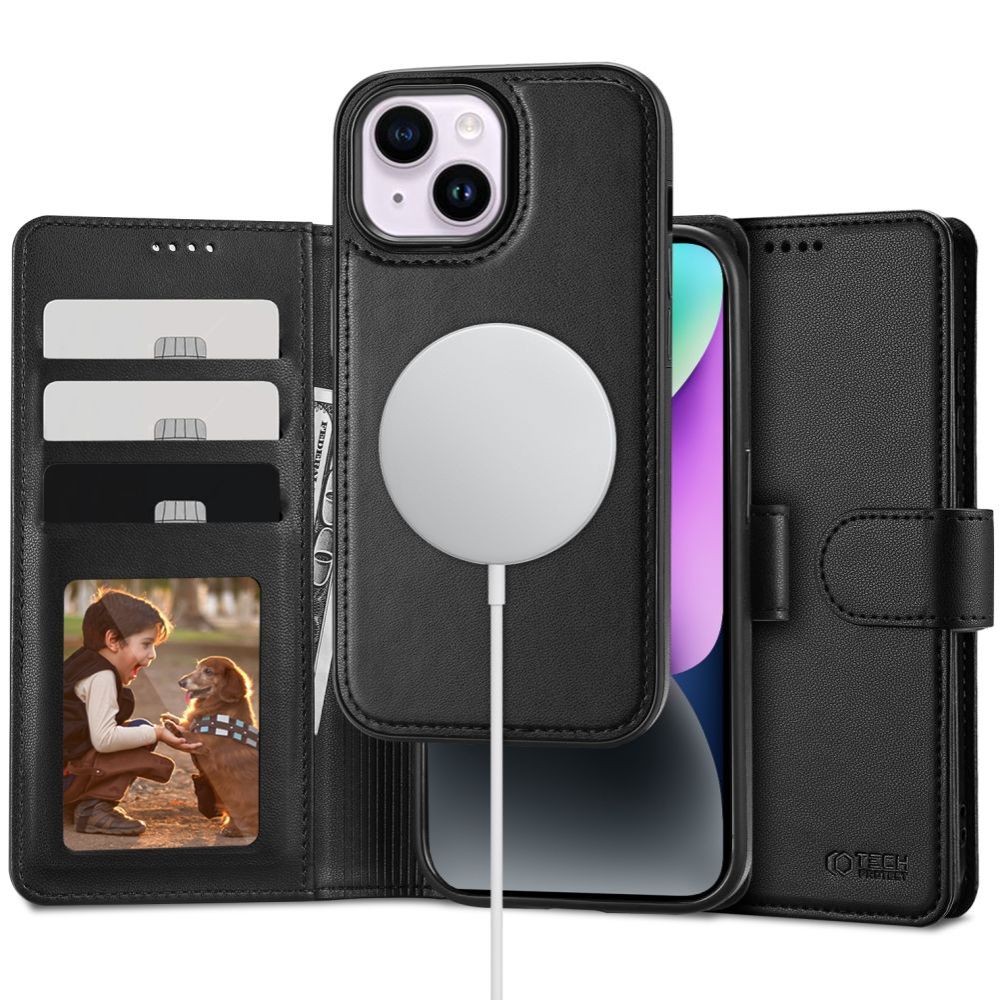 Tech-Protect Tech-Protect iPhone 15 MagSafe 2in1 Magnet Fodral/Skal Svart