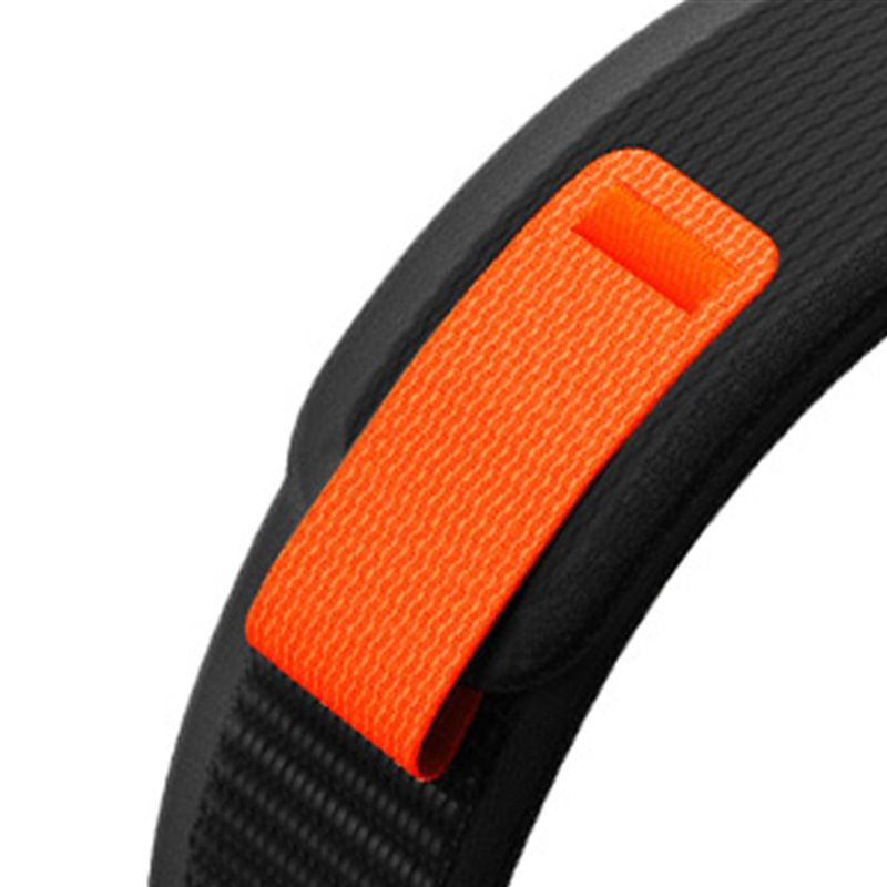 Tech-Protect Tech-Protect Garmin Fenix 26 mm Armband Nylon Svart/Orange