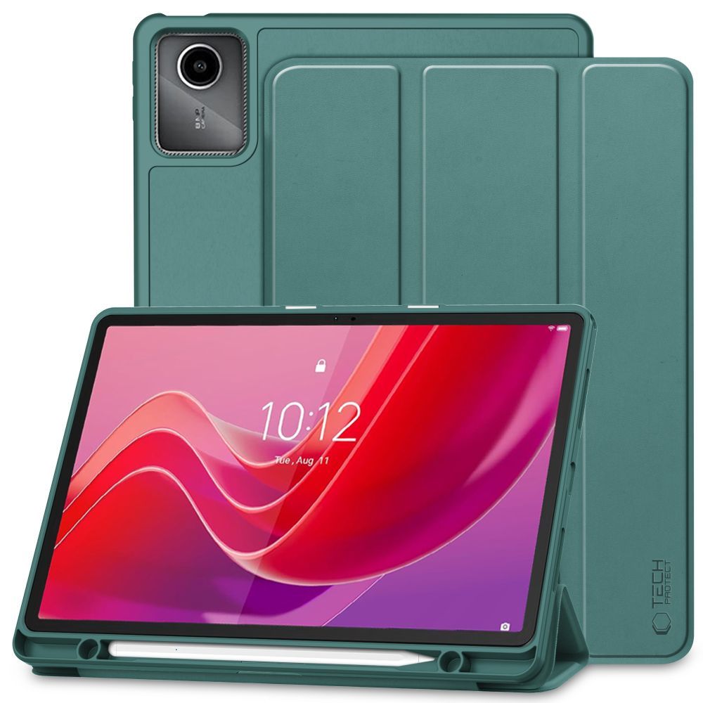 Tech-Protect Tech-Protect Lenovo Tab M11 Fodral SmartCase Pennhållare Grön