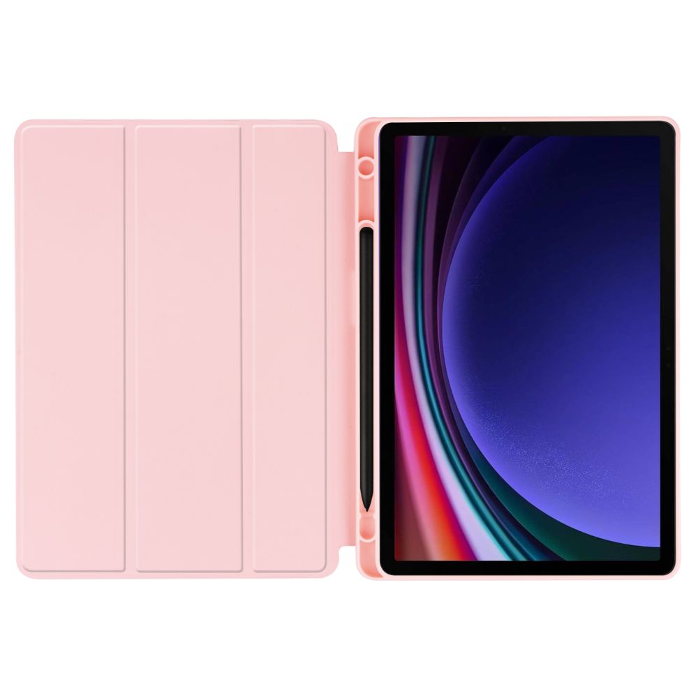Tech-Protect Tech-Protect Galaxy Tab S9 FE Fodral SmartCase Pennhållare Rosa