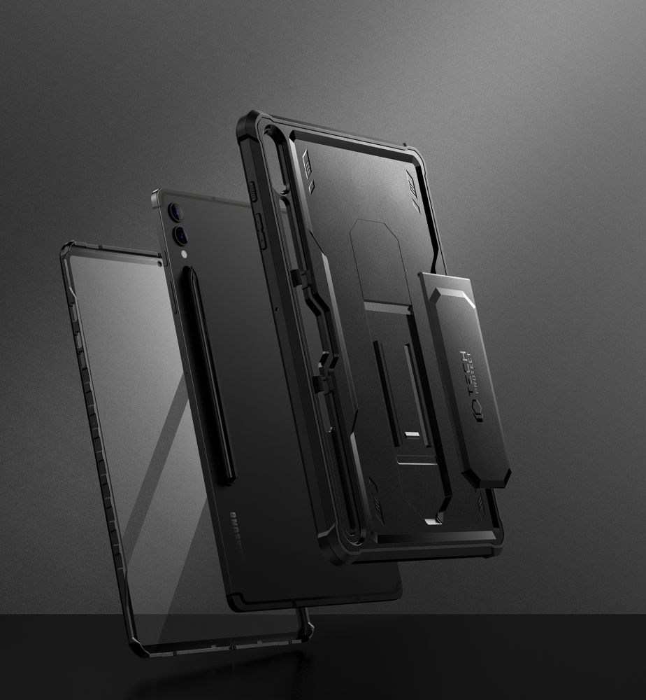 Tech-Protect Tech-Protect Galaxy Tab S9 Plus Skal Kevlar Pro Svart