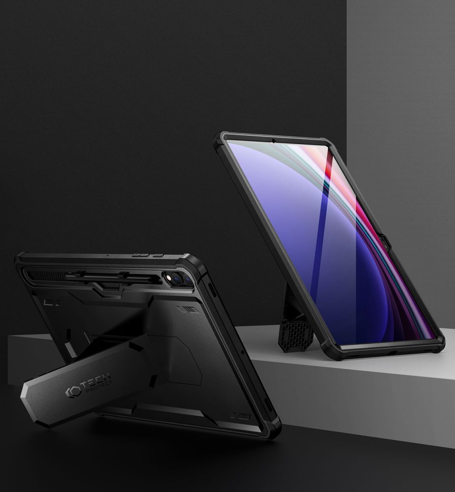 Tech-Protect Tech-Protect Galaxy Tab S9 Plus Skal Kevlar Pro Svart