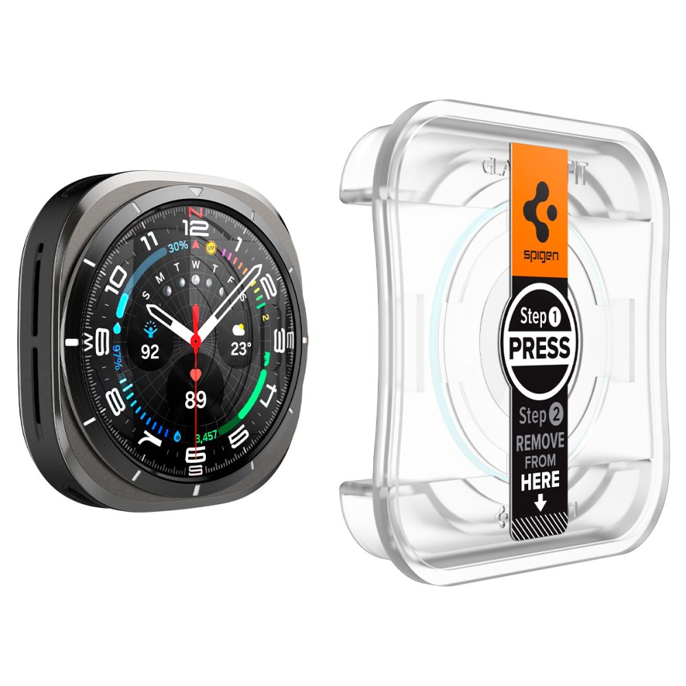Spigen Spigen Galaxy Watch Ultra (2025) / 47 mm 2-PACK Skärmskydd 