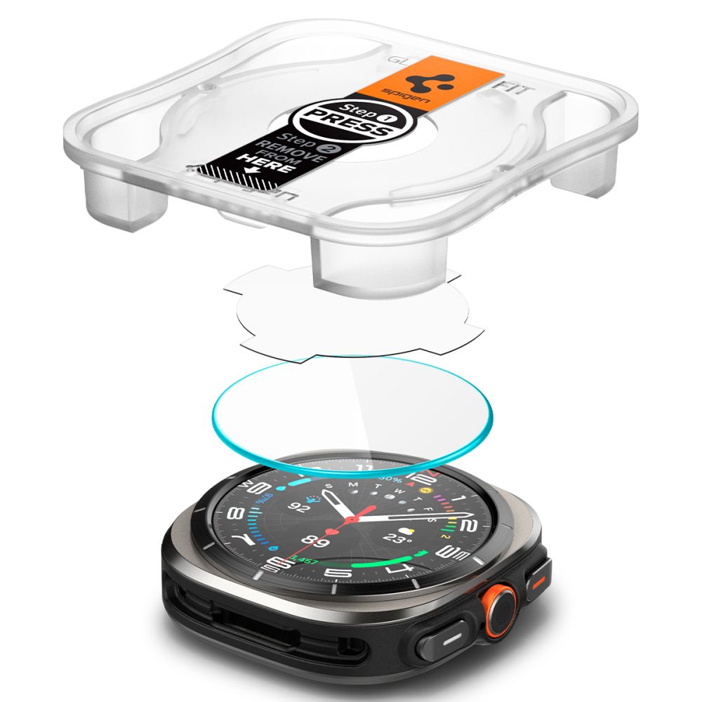 Spigen Spigen Galaxy Watch Ultra (2025) / 47 mm 2-PACK Skärmskydd 