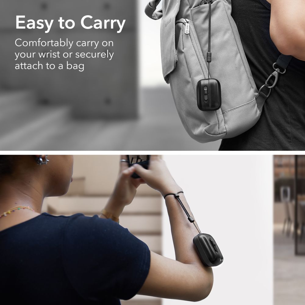ESR ESR AirPods Pro 1/2 Skal MagSafe Pulse HaloLock Svart