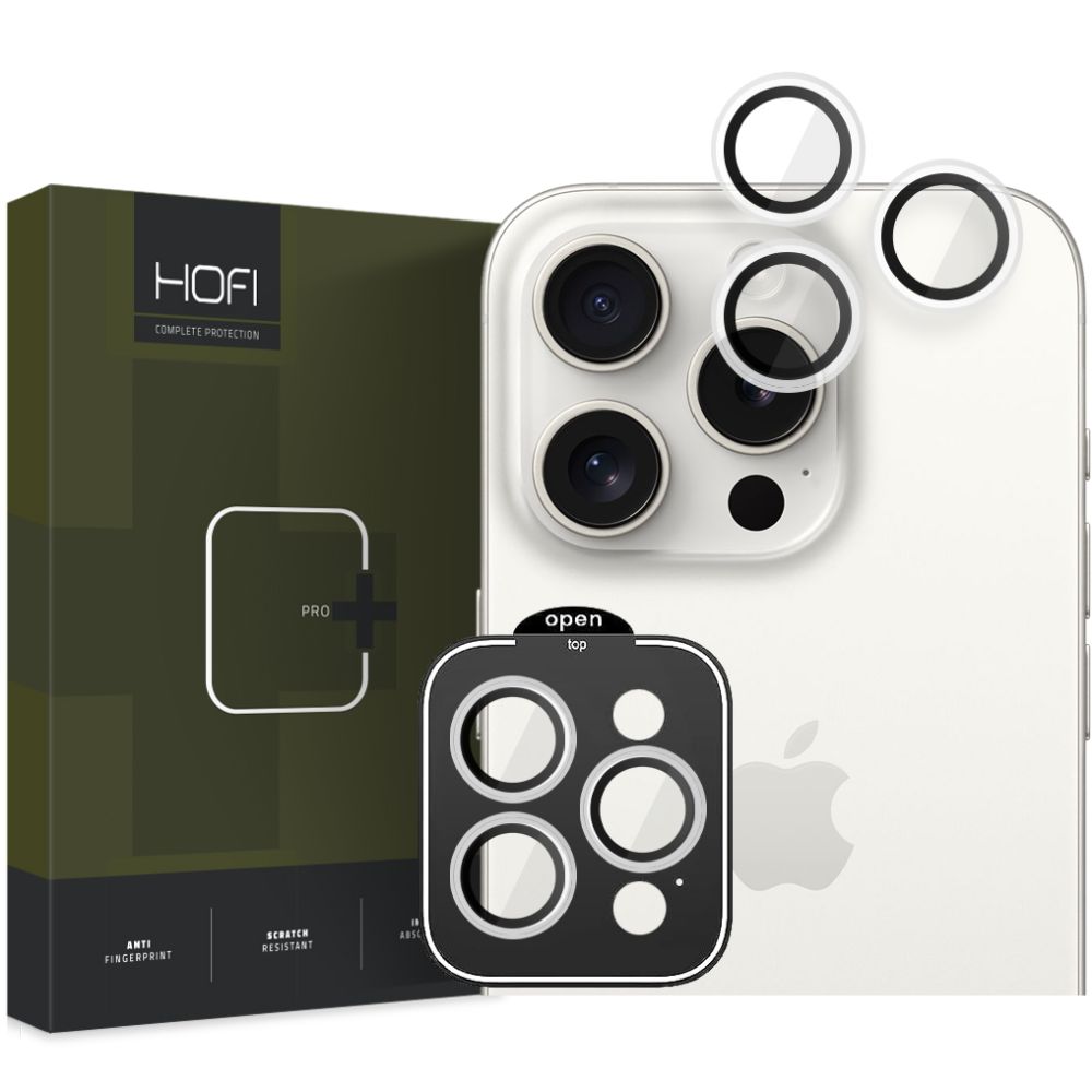 HOFI HOFI iPhone 15 Pro Max/15 Pro Linsskydd CamRing Pro+ Clear