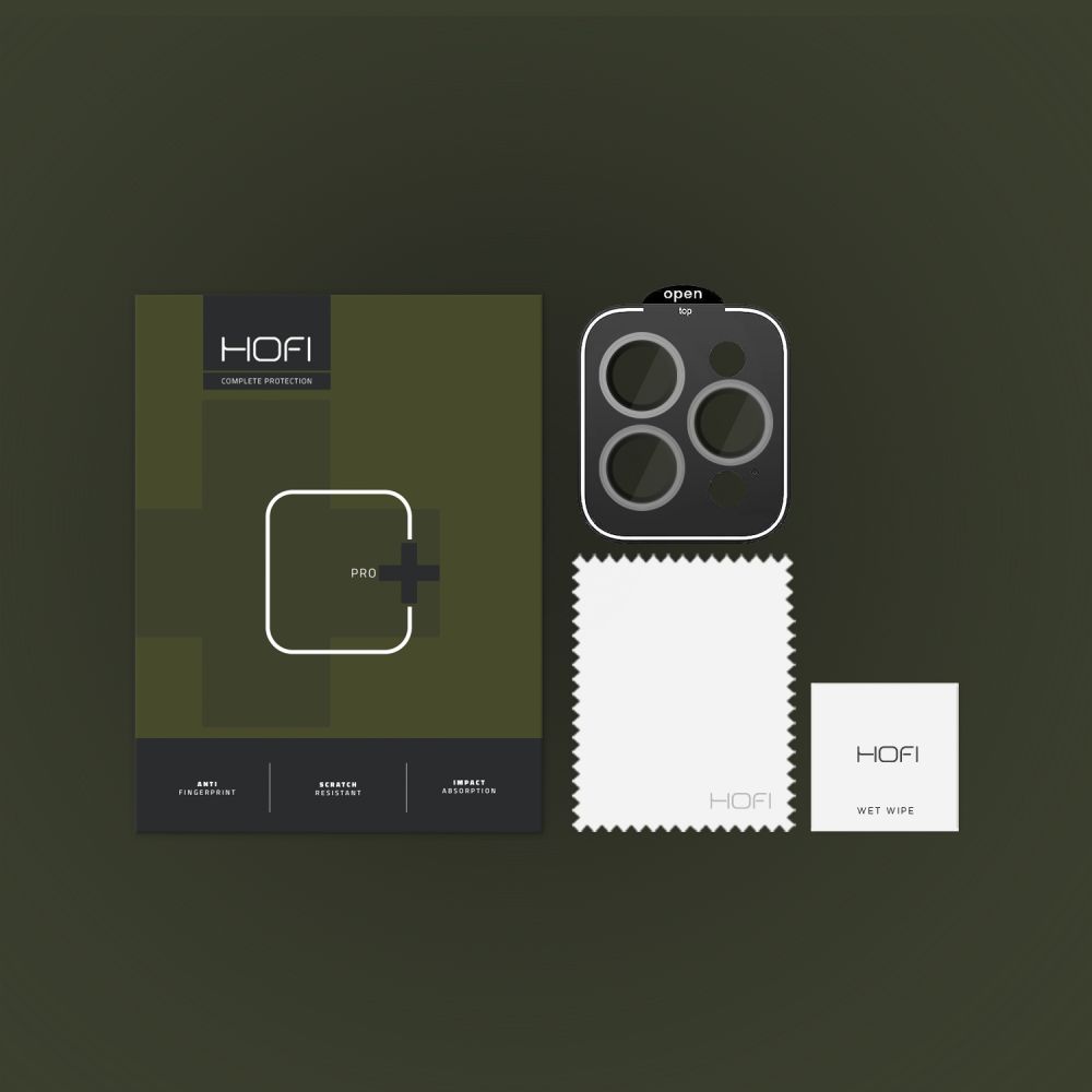 HOFI HOFI iPhone 15 Pro Max/15 Pro Linsskydd CamRing Pro+ Clear