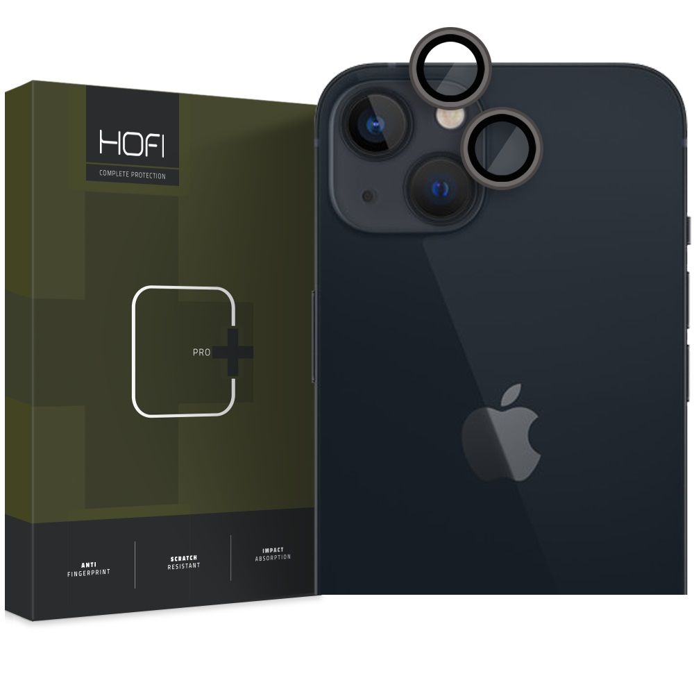 HOFI HOFI iPhone 15/15 Plus/14/14 Plus Linsskydd CamRing Pro+ Svart