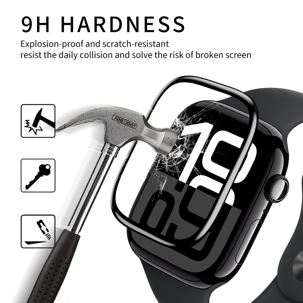 HOFI HOFI Apple Watch 11/10 46 mm 2-PACK Skärmskydd Pro+ Hybrid Glas