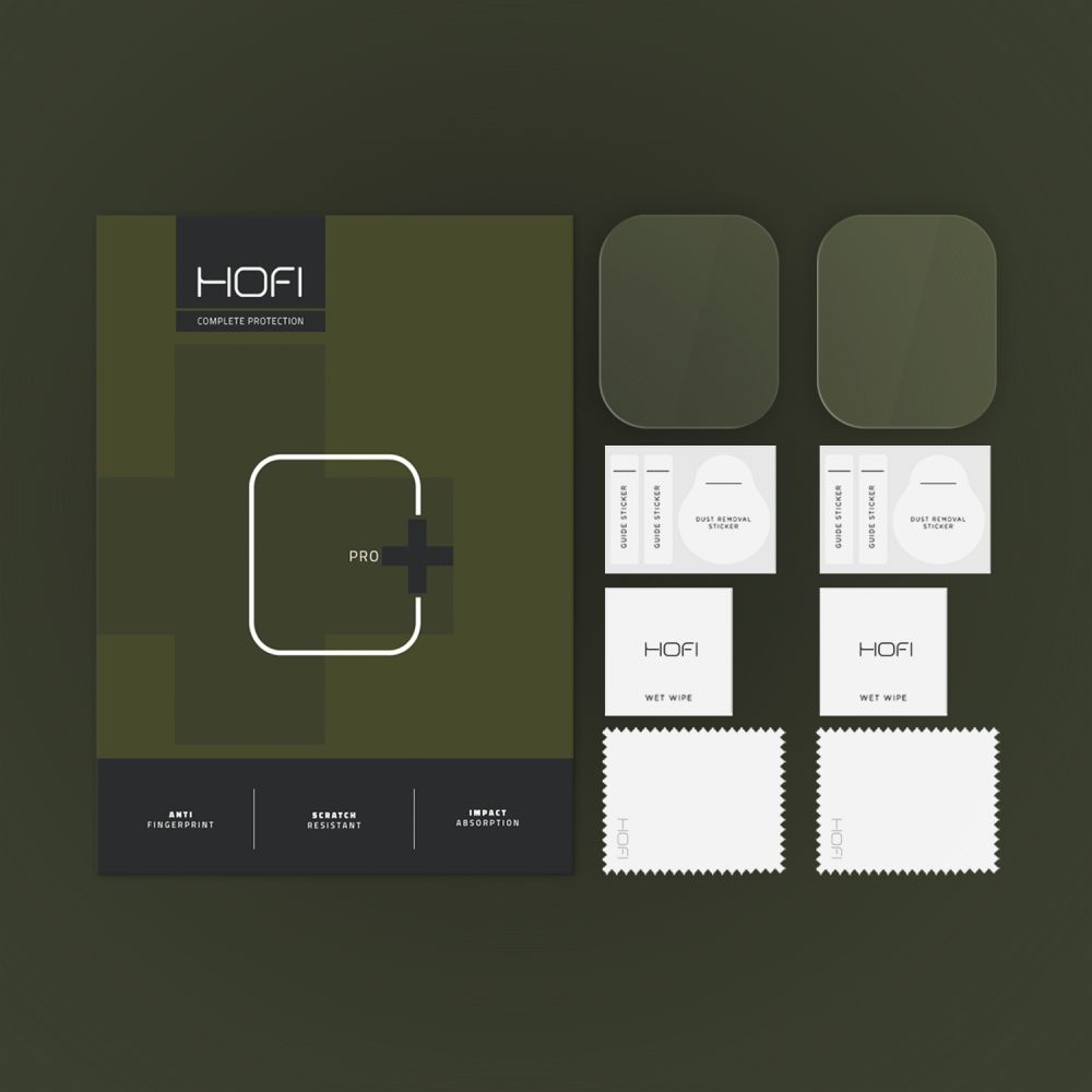 HOFI HOFI Apple Watch 11/10 46 mm 2-PACK Skärmskydd Pro+ HydroFlex