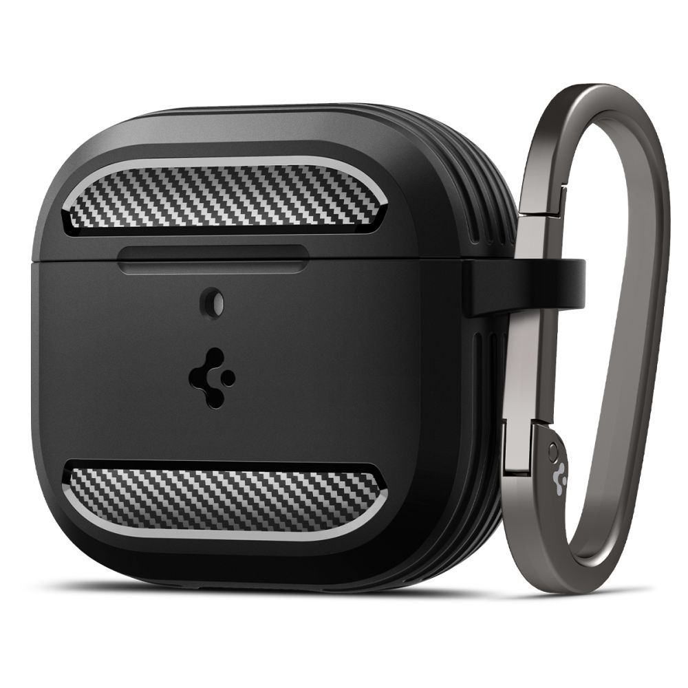 Spigen Spigen AirPods 4 Skal Rugged Armor Matt Svart