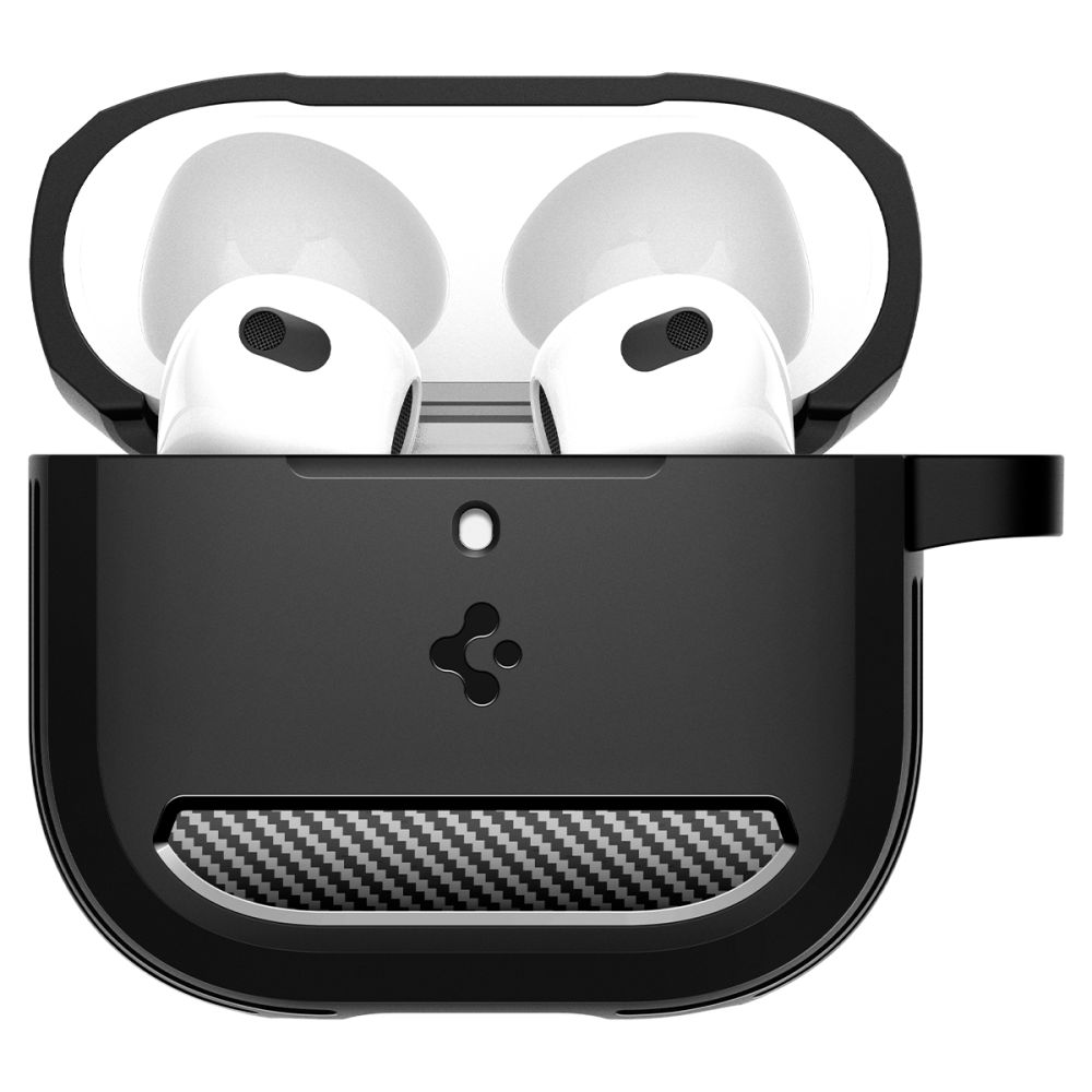 Spigen Spigen AirPods 4 Skal Rugged Armor Matt Svart