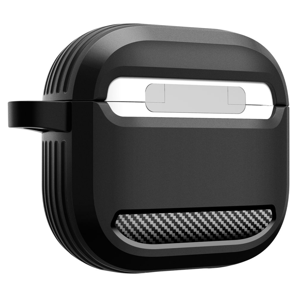 Spigen Spigen AirPods 4 Skal Rugged Armor Matt Svart