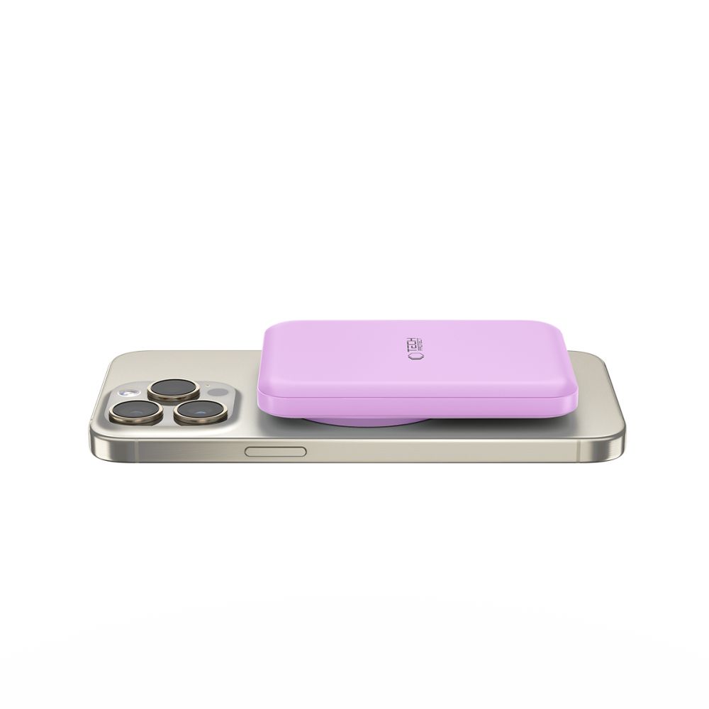Tech-Protect Tech-Protect 5000 mAh MagSafe Powerbank LifeMag Lila